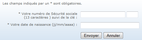 Code confidentiel oublié MNH