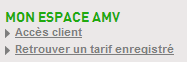 Accédez à l'espace client de l'AMV